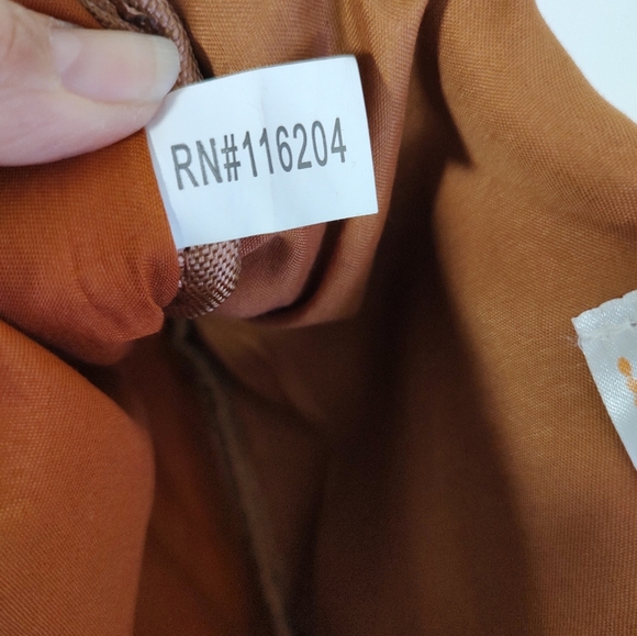 Canyon Sky Tapestry Vegan Leather Stylish Brown and Red Patterned Women's Bag - Picture 13 of 14